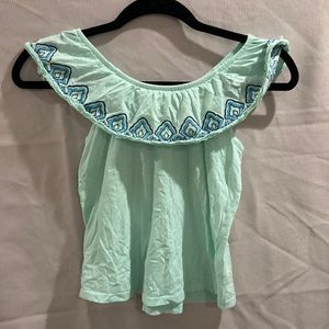 Justice girls ruffle top